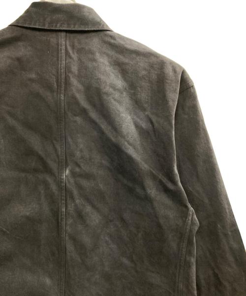 yokosakamoto（ヨウコサカモト）YOKOSAKAMOTO (ヨウコサカモト) DENIM COVERALL ブラック サイズ:Mの古着・服飾アイテム