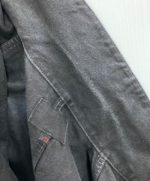 yokosakamoto（ヨウコサカモト）YOKOSAKAMOTO (ヨウコサカモト) DENIM COVERALL ブラック サイズ:Mの古着・服飾アイテム
