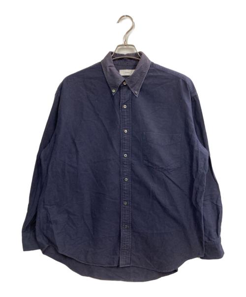 Graphpaper（グラフペーパー）Graphpaper (グラフペーパー) Oxford L/S B.D. Box Shirt ネイビー サイズ:2の古着・服飾アイテム
