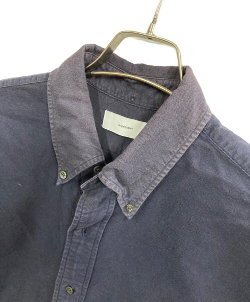 Graphpaper（グラフペーパー）Graphpaper (グラフペーパー) Oxford L/S B.D. Box Shirt ネイビー サイズ:2の古着・服飾アイテム