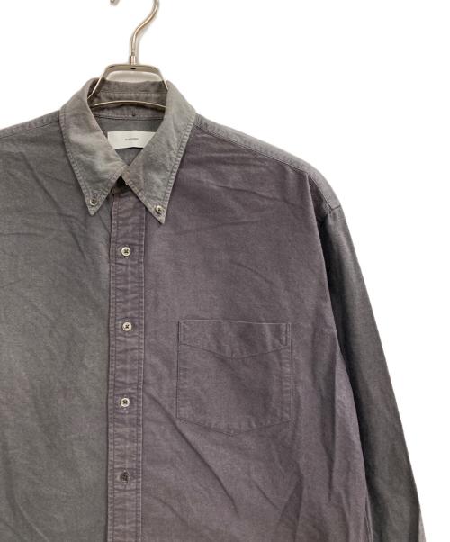 Graphpaper（グラフペーパー）Graphpaper (グラフペーパー) Oxford L/S B.D. Box Shirt グレー サイズ:1の古着・服飾アイテム