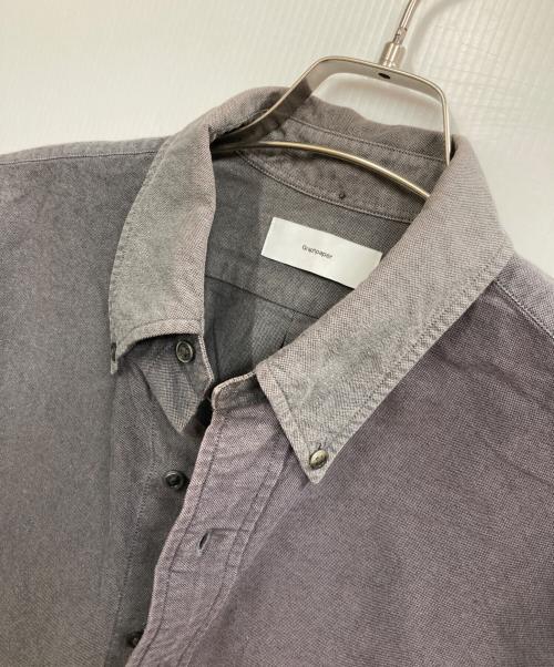 Graphpaper（グラフペーパー）Graphpaper (グラフペーパー) Oxford L/S B.D. Box Shirt グレー サイズ:1の古着・服飾アイテム