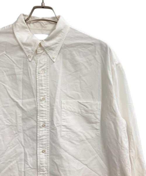Graphpaper（グラフペーパー）Graphpaper (グラフペーパー) Oxford L/S B.D Box Shirt ホワイト サイズ:Mの古着・服飾アイテム