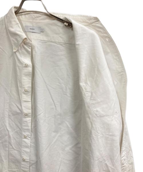 Graphpaper（グラフペーパー）Graphpaper (グラフペーパー) Oxford L/S B.D Box Shirt ホワイト サイズ:Mの古着・服飾アイテム