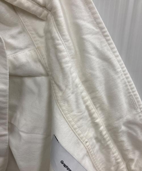 Graphpaper（グラフペーパー）Graphpaper (グラフペーパー) Oxford L/S B.D Box Shirt ホワイト サイズ:Mの古着・服飾アイテム