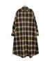 THE SHINZONE（ザ シンゾーン）の古着「CHECK SHIRT DRESS」｜ブラウン