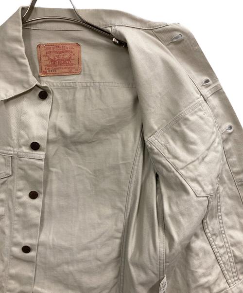 LEVI'S VINTAGE CLOTHING（リーバイス ビンテージ クロージング）LEVI'S VINTAGE CLOTHING (リーバイス ビンテージ クロージング) 復刻ツイルジャケット ホワイト サイズ:Lの古着・服飾アイテム
