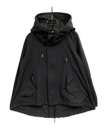 THE RERACS（ザ リラクス）の古着「ショートモッズコート」｜ブラック