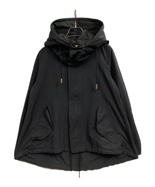 THE RERACS（ザ リラクス）THE RERACS (ザ リラクス) ショートモッズコート ブラック サイズ:Mの古着・服飾アイテム