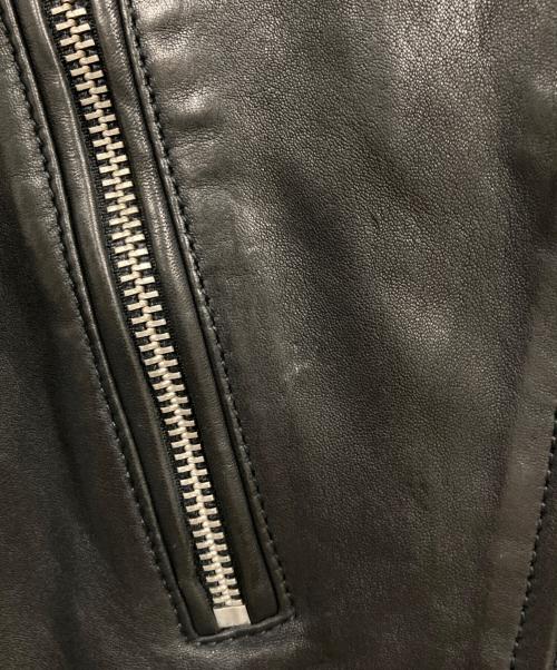 ALL SAINTS（オールセインツ）ALL SAINTS (オールセインツ) ダブルライダースジャケット ブラック サイズ:6/2 160/80Aの古着・服飾アイテム