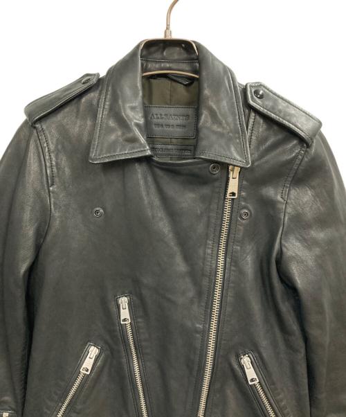 ALL SAINTS（オールセインツ）ALL SAINTS (オールセインツ) ダブルライダースジャケット ブラック サイズ:6/2 160/80Aの古着・服飾アイテム