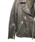 中古・古着 ALL SAINTS (オールセインツ) ダブルライダースジャケット ブラック サイズ:6/2 160/80A：10000円