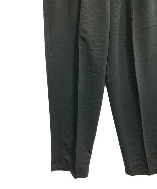PERRY ELLIS（ペリーエリス）PERRY ELLIS (ペリーエリス) レーヨンポリ2タックパンツ ブラック サイズ:34の古着・服飾アイテム