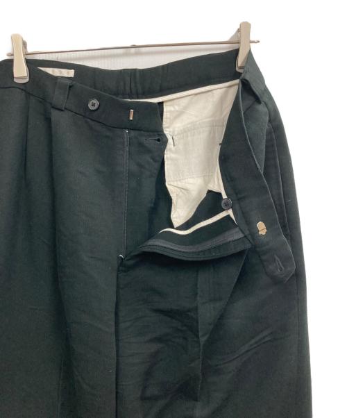 PERRY ELLIS（ペリーエリス）PERRY ELLIS (ペリーエリス) レーヨンポリ2タックパンツ ブラック サイズ:34の古着・服飾アイテム