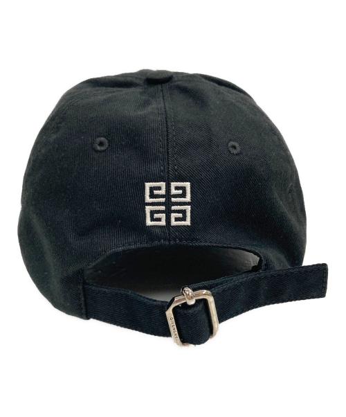 GIVENCHY（ジバンシィ）GIVENCHY (ジバンシィ) 刺繍キャップ ブラックの古着・服飾アイテム