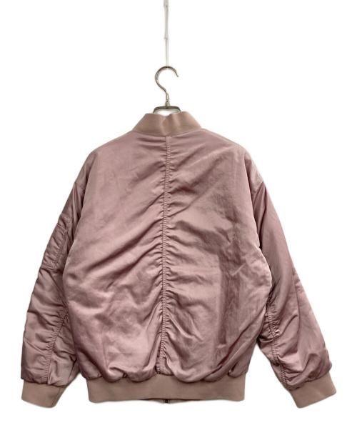 NIKE（ナイキ）NIKE (ナイキ) NSW バーシティ リバーシブル ボンバージャケット ピンク サイズ:XSの古着・服飾アイテム