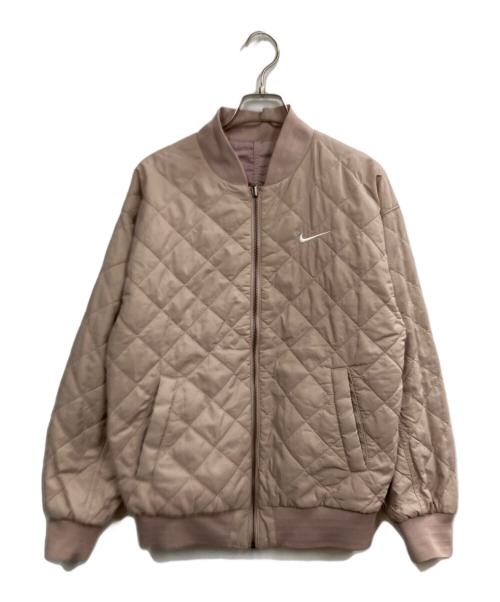 NIKE（ナイキ）NIKE (ナイキ) NSW バーシティ リバーシブル ボンバージャケット ピンク サイズ:XSの古着・服飾アイテム