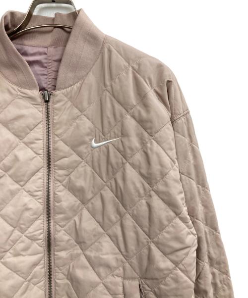 NIKE（ナイキ）NIKE (ナイキ) NSW バーシティ リバーシブル ボンバージャケット ピンク サイズ:XSの古着・服飾アイテム