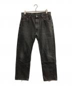 LEVI'Sリーバイス）の古着「後染め505デニムパンツ」｜ブラック