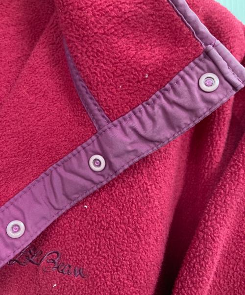 L.L.Bean（エルエルビーン）L.L.Bean (エルエルビーン) 筆記体刺繍スナップT ショッキングピンク サイズ:不明の古着・服飾アイテム