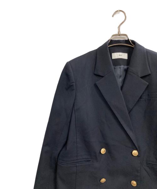 SLY（スライ）SLY (スライ) BOXY TAILORED ジャケット ネイビー サイズ:FREEの古着・服飾アイテム