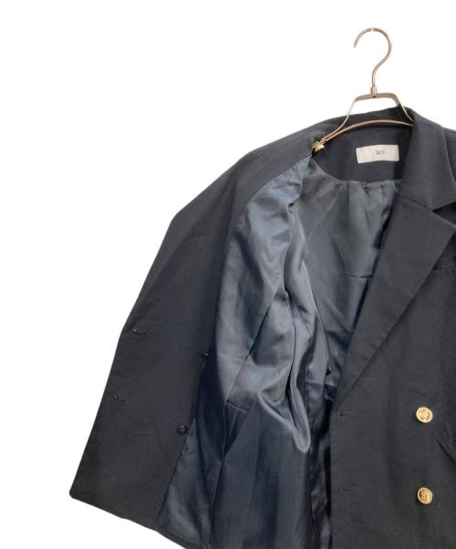 SLY（スライ）SLY (スライ) BOXY TAILORED ジャケット ネイビー サイズ:FREEの古着・服飾アイテム