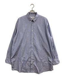 Maison Margiela（メゾンマルジェラ）の古着「オーガニックコットンオックスフォードシャツ」｜スカイブルー