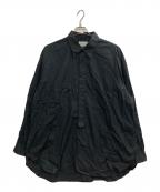 Marvine Pontiak Shirt Makersマーヴィンポンティアックシャツメイカーズ）の古着「Round Tail 2 Pocket SH」｜ブラック