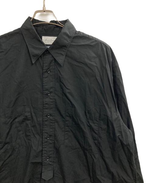 Marvine Pontiak Shirt Makers（マーヴィンポンティアックシャツメイカーズ）Marvine Pontiak Shirt Makers (マーヴィンポンティアックシャツメイカーズ) Round Tail 2 Pocket SH ブラック サイズ:ONE SIZEの古着・服飾アイテム