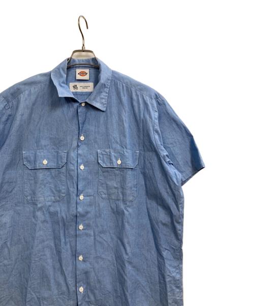 Dickies（ディッキーズ）Dickies (ディッキーズ) Ron Herman (ロンハーマン) シャンブレーシャツ ブルー サイズ:XLの古着・服飾アイテム