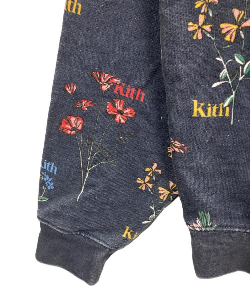 KITH（キス）KITH (キス) Botanical Floral Williams III Hoodie ネイビー サイズ:Sの古着・服飾アイテム