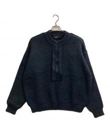 UNUSED（アンユーズド）の古着「HALF ZIP KNIT」｜ネイビー