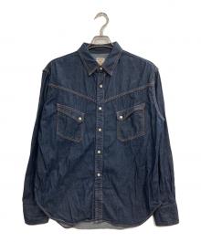 TCB jeans（ティーシービー ジーンズ）の古着「RANCHMAN Shirt DENIM」｜インディゴ