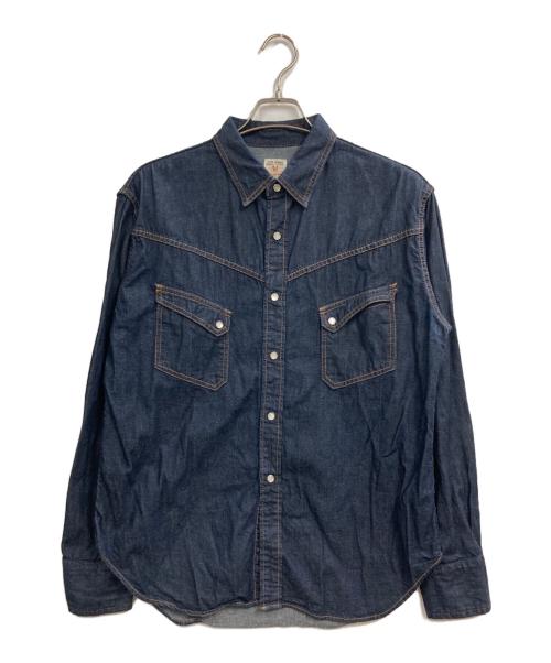 TCB jeans（ティーシービー ジーンズ）TCB JEANS (ティーシービー ジーンズ) RANCHMAN Shirt DENIM インディゴ サイズ:記載なし（実寸サイズを参照ください）の古着・服飾アイテム