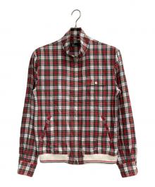 FRED PERRY（フレッドペリー）の古着「チェック柄ジップジャケット」｜マルチカラー
