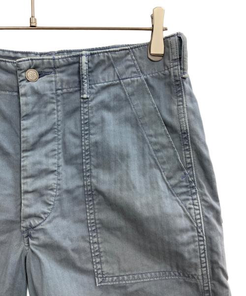 RRL（ダブルアールエル）RRL (ダブルアールエル) ヘリンボーンツイルフィールドショートパンツ ブルー サイズ:28の古着・服飾アイテム