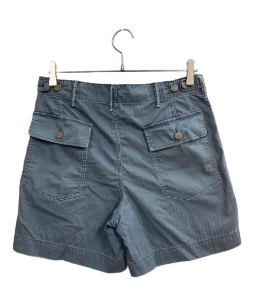 RRL（ダブルアールエル）RRL (ダブルアールエル) ヘリンボーンツイルフィールドショートパンツ ブルー サイズ:28の古着・服飾アイテム