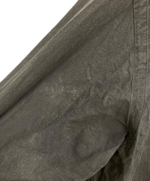 COMOLI（コモリ）COMOLI (コモリ) 17SS バンドカラーシャツ ブラック サイズ:2の古着・服飾アイテム
