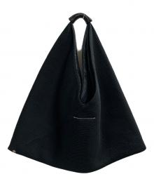 MM6 Maison Margiela（エムエムシックスメゾンマルジェラ）の古着「トライアングルメッシュバッグ」｜ブラック