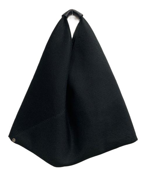 MM6 Maison Margiela（エムエムシックスメゾンマルジェラ）MM6 Maison Margiela (エムエムシックスメゾンマルジェラ) トライアングルメッシュバッグ ブラックの古着・服飾アイテム