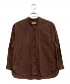 MARGARET HOWELLマーガレットハウエル）の古着「MH50 ARCHIVE SHIRTS」｜ブラウン