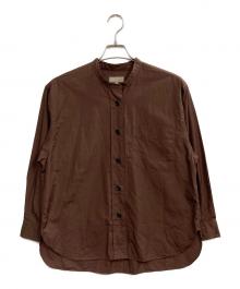 MARGARET HOWELL（マーガレットハウエル）の古着「MH50 ARCHIVE SHIRTS」｜ブラウン