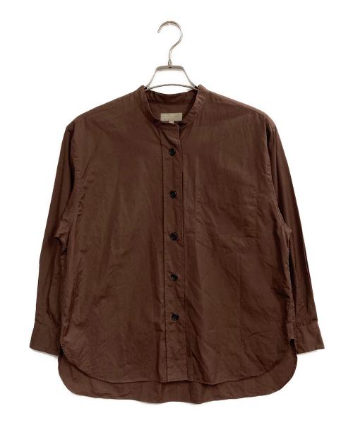 MARGARET HOWELL（マーガレットハウエル）MARGARET HOWELL (マーガレットハウエル) MH50 ARCHIVE SHIRTS ブラウン サイズ:1の古着・服飾アイテム