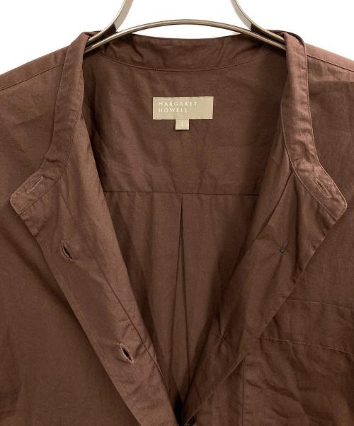 MARGARET HOWELL（マーガレットハウエル）MARGARET HOWELL (マーガレットハウエル) MH50 ARCHIVE SHIRTS ブラウン サイズ:1の古着・服飾アイテム