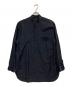 COMOLI（コモリ）の古着「WOOL SILK PULLOVER SHIRT」｜ネイビー
