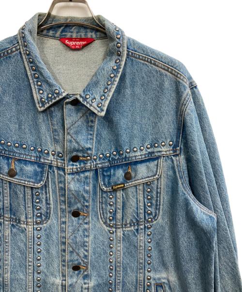 SUPREME（シュプリーム）Supreme (シュプリーム) 17SS Studded Denim Trucker Jacket インディゴ サイズ:XLの古着・服飾アイテム