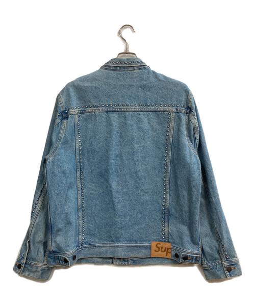 SUPREME（シュプリーム）Supreme (シュプリーム) 17SS Studded Denim Trucker Jacket インディゴ サイズ:XLの古着・服飾アイテム