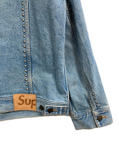 SUPREME（シュプリーム）Supreme (シュプリーム) 17SS Studded Denim Trucker Jacket インディゴ サイズ:XLの古着・服飾アイテム