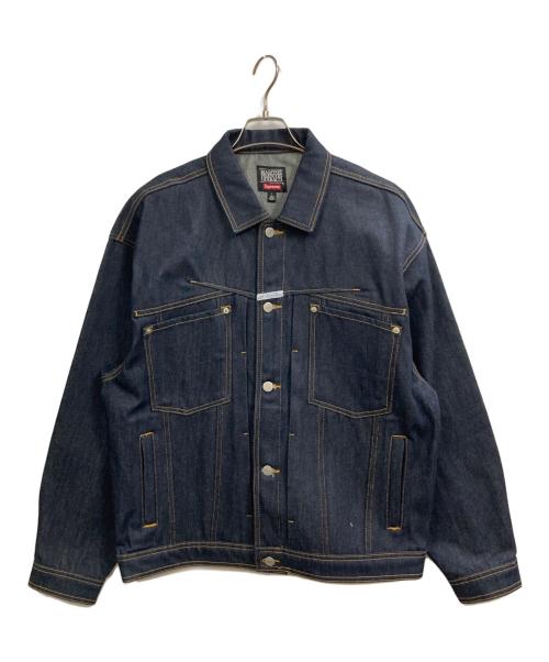 SUPREME（シュプリーム）Supreme (シュプリーム) MARITHE+FRANCOIS GIRBAUD (マリテフランソワジルボー) 25SS X-Seam Denim Trucker Jacket インディゴ サイズ:Lの古着・服飾アイテム