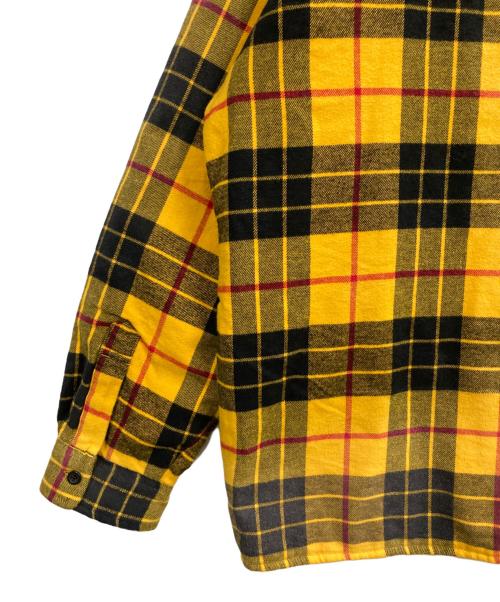 SUPREME（シュプリーム）Supreme (シュプリーム) 24AW Quilted Plaid Shirt イエロー サイズ:XLの古着・服飾アイテム